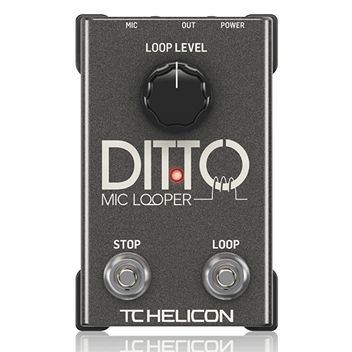 TC Helicon Ditto Mic Looper Vokal Efekt Pedalı
